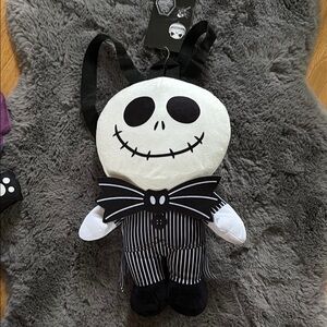 Disney Black and White Jack Skellington Backpack